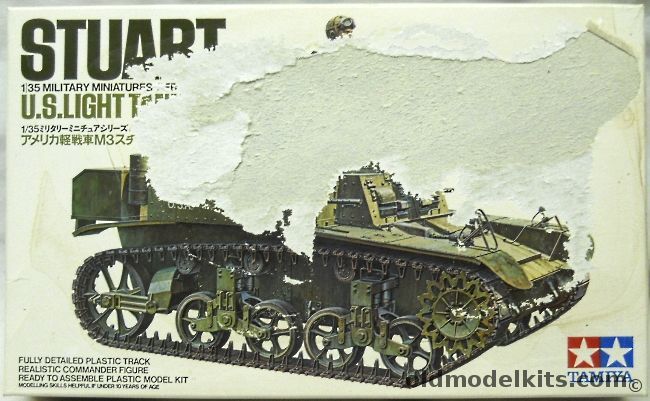 Tamiya 1/35 M3 Stuart US Light Tank, 35042 plastic model kit